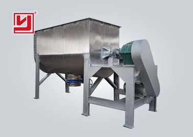 Liquid Powder Mixing Equipment , Industrial Horizontal Powder Ribbon Mixer